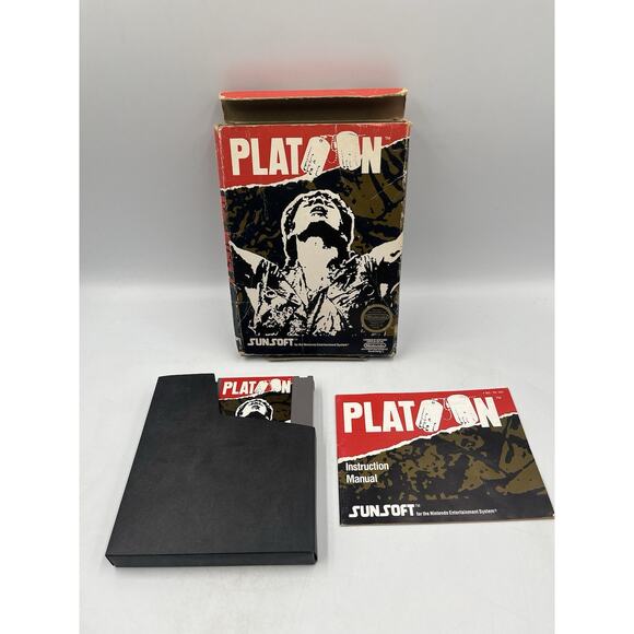 Platoon (Nintendo Entertainment System NES) Authentic CIB Complete - Picture 2 of 14